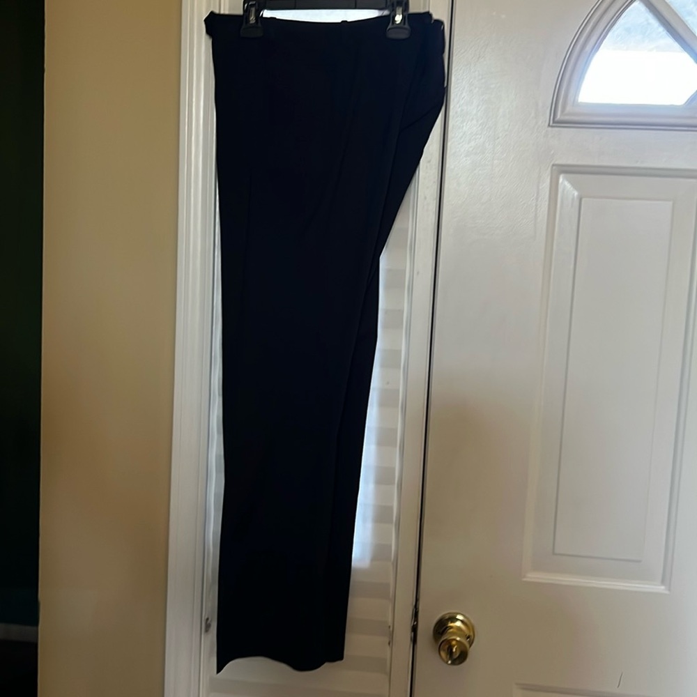 Women's suit trousers Dark navy with narrow pin stripes